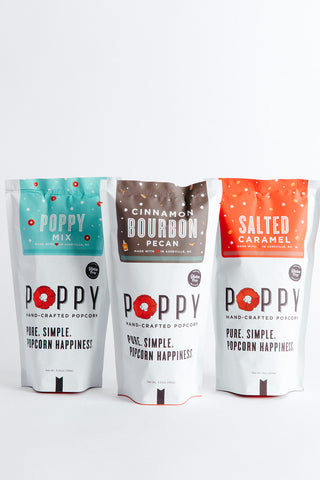 Poppy Popcorn Bag