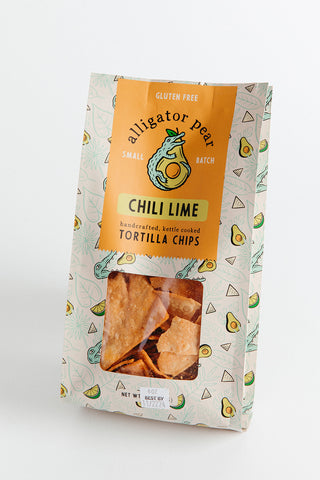 Alligator Pear Chili Lime Tortilla Chips