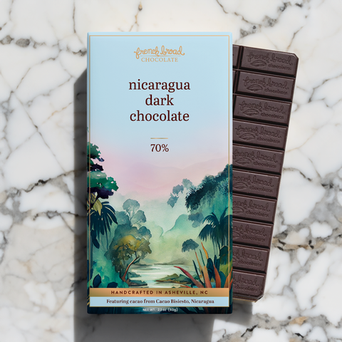 French Broad Nicaragua Chocolate Bar 70%